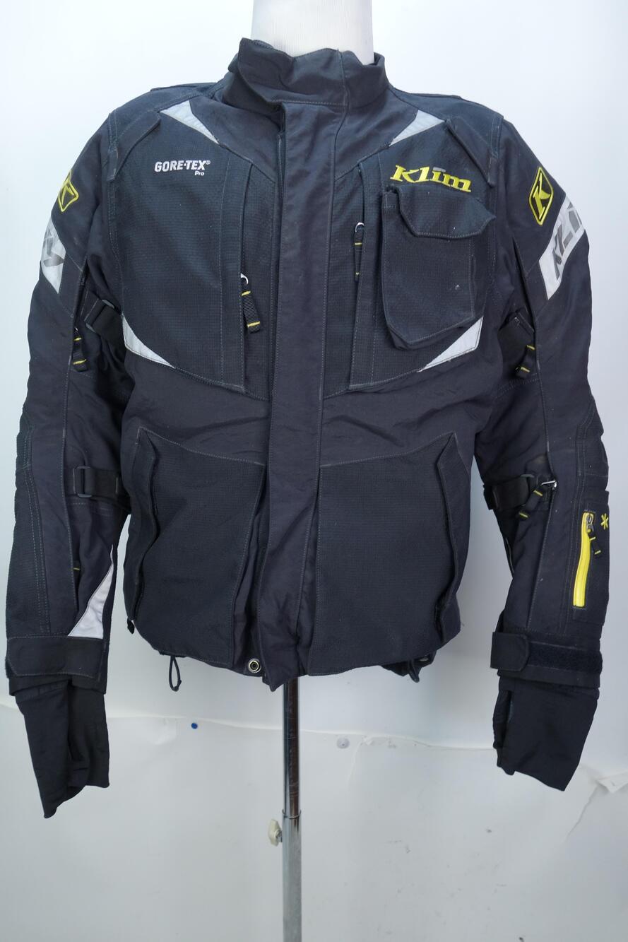 Klim Badlands Pro Jacket Mens Medium Black GORE-TEX Motorcycle ADV Touring